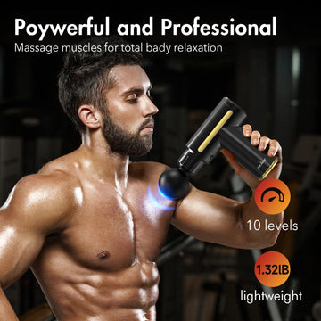 Fascial Machine Muscle Relaxation USB Mini Massage Gun Vibration Gun Massage Fitness Equipment Neck Grasping Fascia Gun