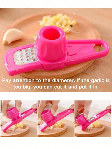 1/2pc Mini Garlic Grinder Creative Garlic Press Kitchen Garlic Mash Manual Garlic Mashing Green Kitchen Gadgets Tool